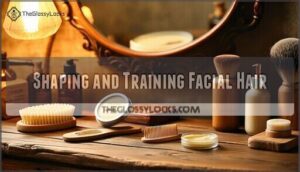 shaping and training facial hair