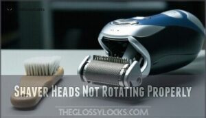 shaver heads not rotating properly