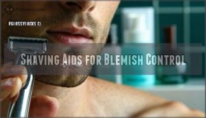 shaving aids for blemish control