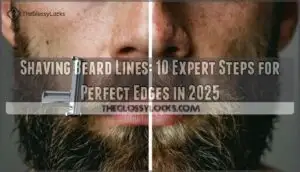 shaving beard lines