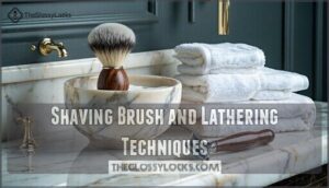 shaving brush and lathering techniques