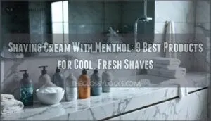 shaving cream with menthol