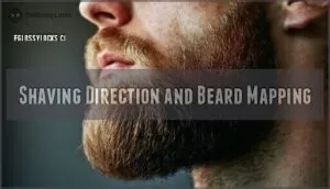 shaving direction and beard mapping