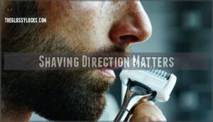 shaving direction matters