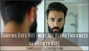 shaving does not increase beard thickness or growth rate