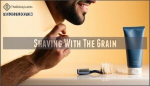 shaving with the grain