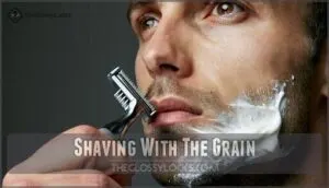 shaving with the grain