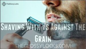 shaving with vs against the grain