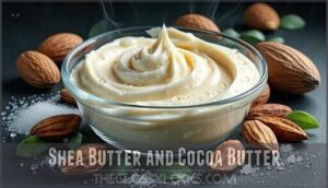 shea butter and cocoa butter