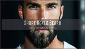 short boxed beard