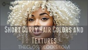 short curly hair colors and textures