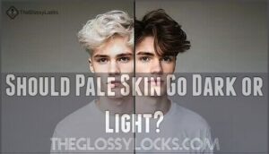 should pale skin go dark or light