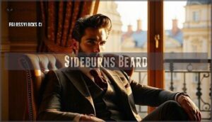 sideburns beard