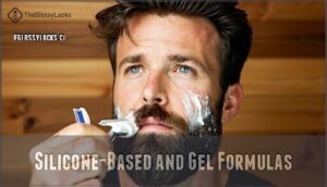 silicone-based and gel formulas