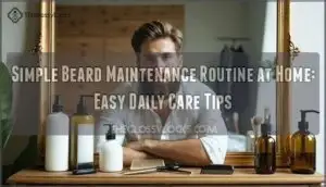 simple beard maintenance routine at home