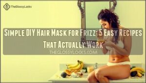simple diy hair mask for frizz