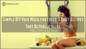 simple diy hair mask for frizz