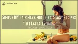 simple diy hair mask for frizz