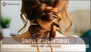 simple updos tutorial