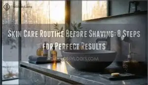 skin care routine before shaving