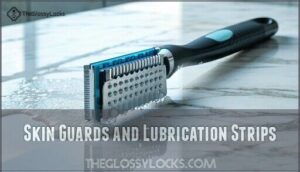 skin guards and lubrication strips