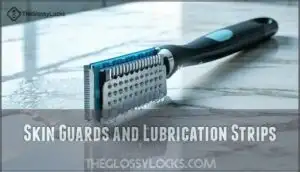 skin guards and lubrication strips
