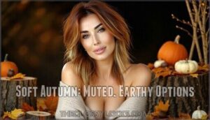 soft autumn: muted, earthy options