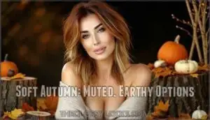 soft autumn: muted, earthy options