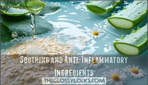 soothing and anti-inflammatory ingredients