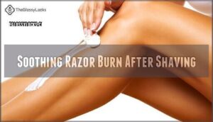 soothing razor burn after shaving