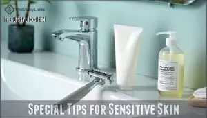 special tips for sensitive skin