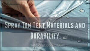 spray tan tent materials and durability