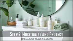 step 2: moisturize and protect