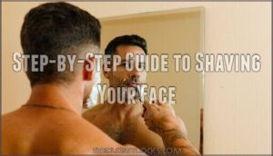 step-by-step guide to shaving your face