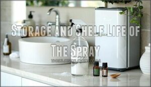 storage and shelf life of the spray