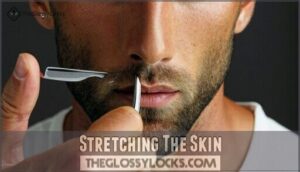 stretching the skin