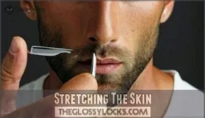 stretching the skin stretching the skin