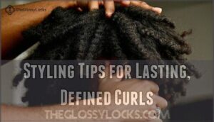 styling tips for lasting, defined curls