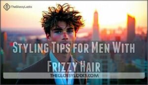 styling tips for men with frizzy hair