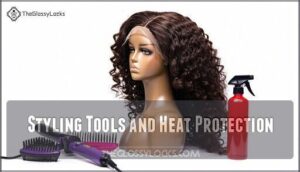styling tools and heat protection