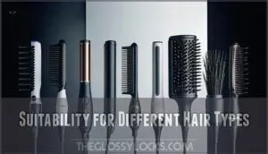 suitability for different hair types