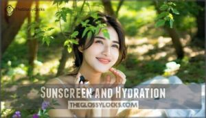 sunscreen and hydration