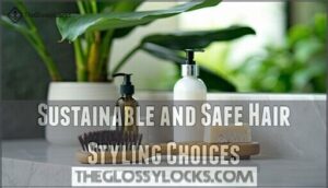sustainable and safe hair styling choices