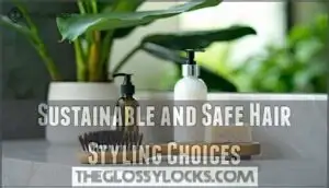 sustainable and safe hair styling choices