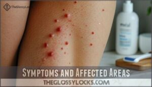 symptoms and affected areas