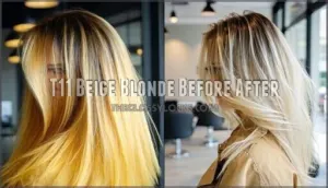 t11 beige blonde before after t11 beige blonde before after