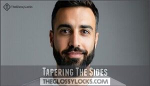 tapering the sides
