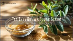 tea tree brown sugar scrub