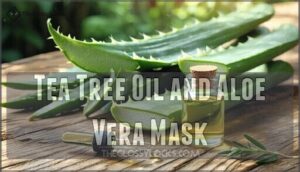 tea tree oil and aloe vera mask