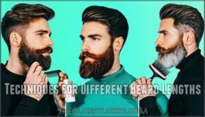 techniques for different beard lengths